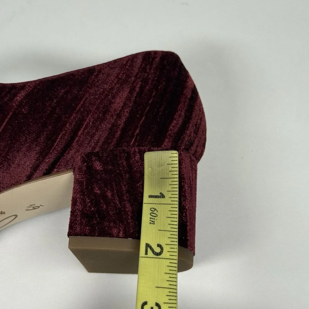 NEW Circus Sam Edelman‎ Size 6.5 M Chianti Elaine Mary Jane Block Heel Pumps